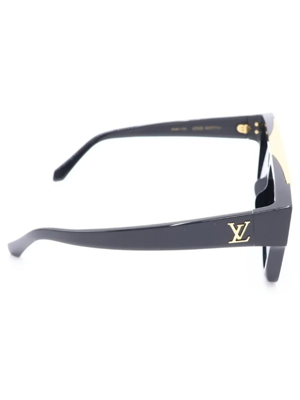 Louis Vuitton 1.1 Evidence Sunglasses Eyewear 60 13 Black Gold